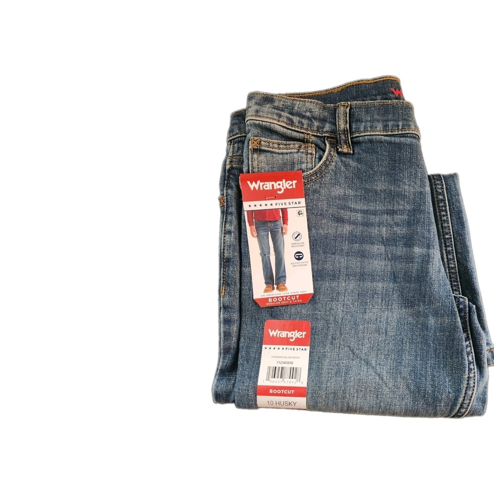 Wrangler Boys 10 Husky Bootcut Jeans New with Tags